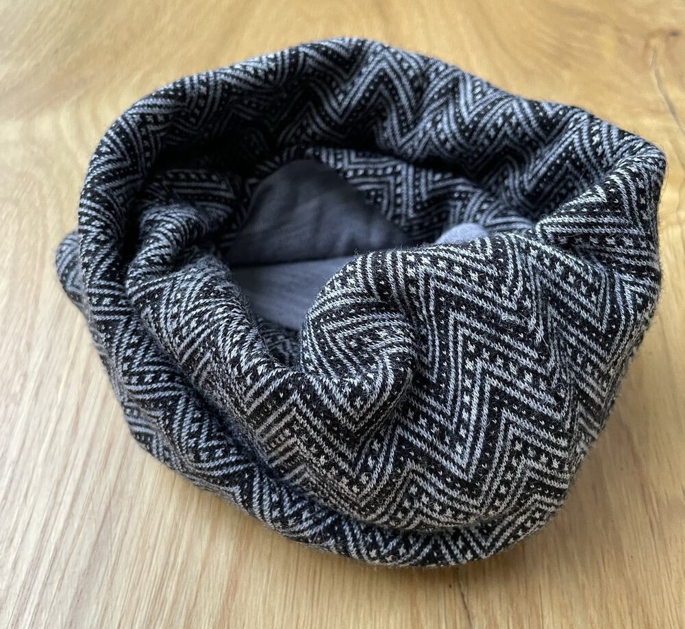 Smartwool Merino Wool Reversible Chevron Knit Neck Warmer Gaiter One Size